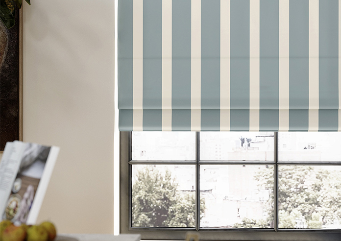 The British Stripe Co. Henry, Derwent No.1 - Twist&Fit Roman Blind - Image 5